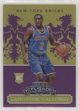 2014 Panini Excalibur Crusade Purple 54/75 Langston Galloway #191 Rookie RC 9y7