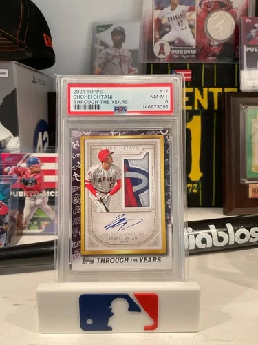 2021 TOPPS THROUGH THE YEARS #17 SHOHEI OHTANI PSA 8