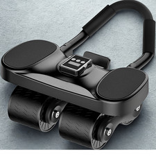 Ab Roller Wheel Home Core Exercise Ab Machine, Counting Ab Wheel Roller  Mat