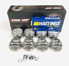 Sealed Power Flat Pistons Moly Rings Kit Compatible With Chevy Sbc 400 406.