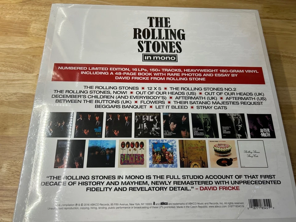 THE ROLLING STONES IN MONO 2016 NUMBERED LIMITED 180GM BOOK PHOTOS SEALED MINT - Image 3 of 4