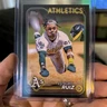 2024 Topps Series 1 Esteury Ruiz Black Parallel /73 #21 Oakland