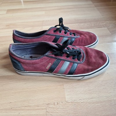 Adidas ADI EASE ROGER Red/Black/Gray/White Suede Skate -  US 11 / EUR 45 1/3