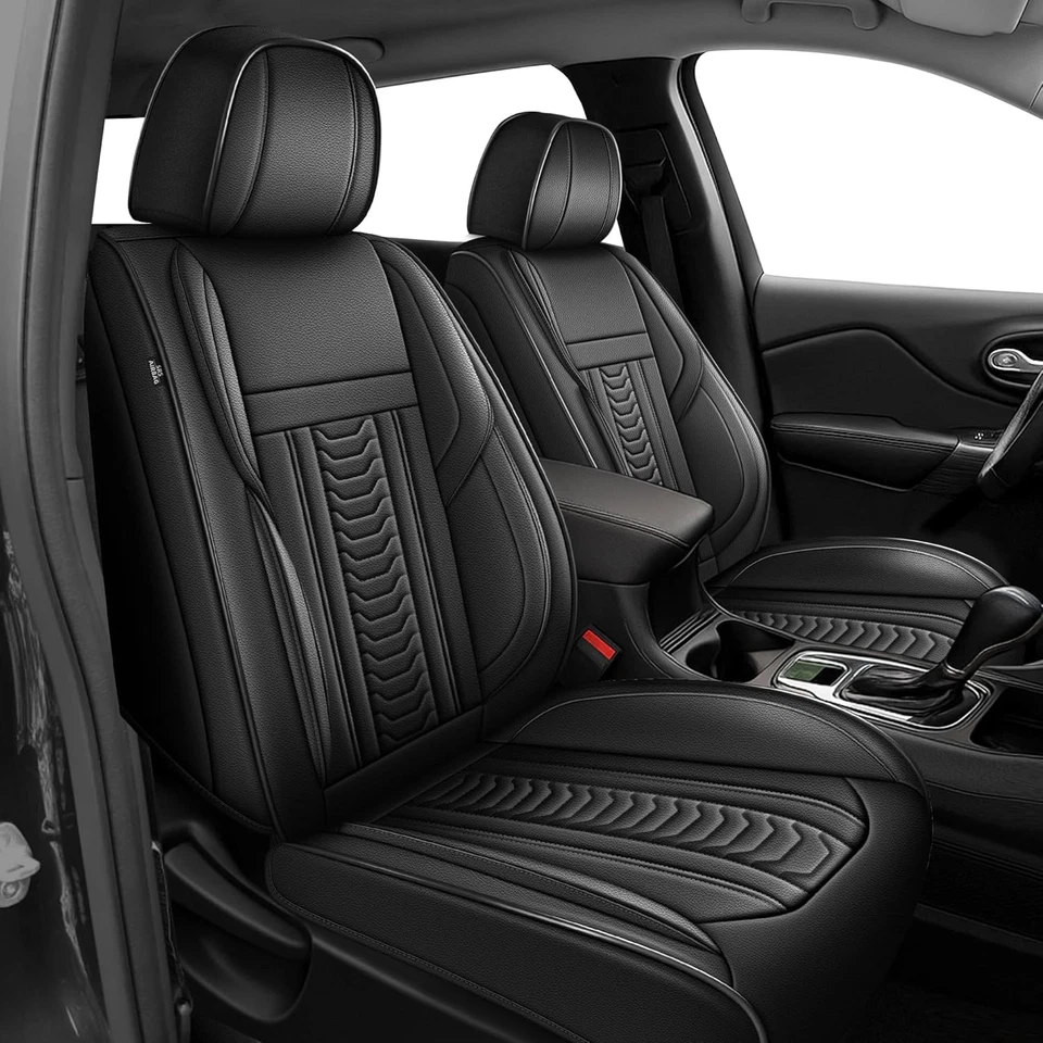 Car Seat Covers (5 Seats ) PU Leather Cushion For Toyota Avalon 2001-2022 - Image 2 of 4