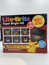 Lite Brite Super Bright HD Pokemon Edition - Light-Up Screen Pikachu BRAND NEW