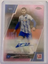 Lucas Tousart Chrome Bundesliga 2021/22 Pink Refractor /75 Auto