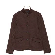 Rag Bone Sadie Houndstooth Blazer in brown Sz 2 SJ2117