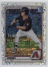 2020 Bowman Draft Chrome Sparkle Refractor Corbin Carroll #BD-114 13s1