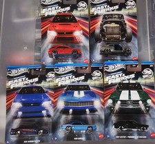 Hot Wheels Fast  Furious 25th Anniversary Dream Lineup 5 Car Set Free Shipping