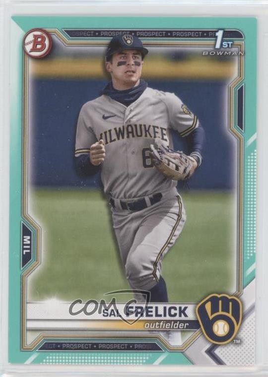 2021 Bowman Draft Aqua 94/199 Sal Frelick #BD-172 0fz3