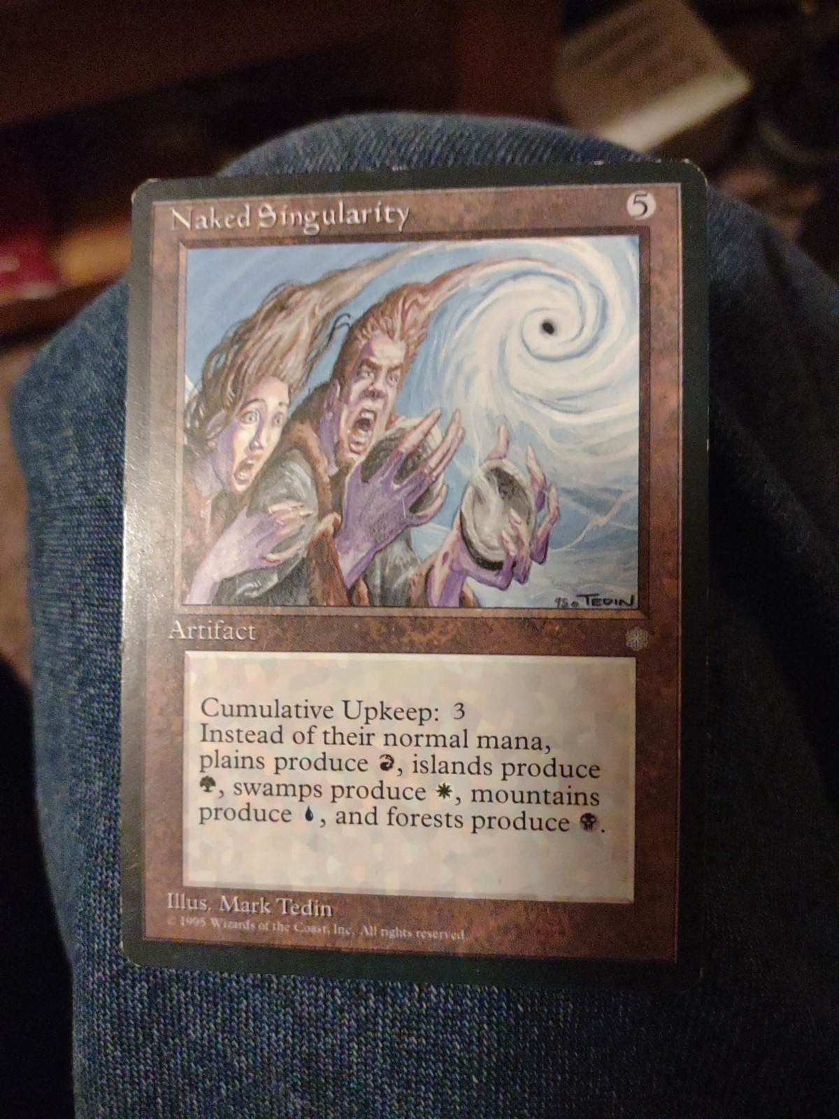 magic the gathering NAKED SINGULARITY - Ice Age- MTG CCG NM+