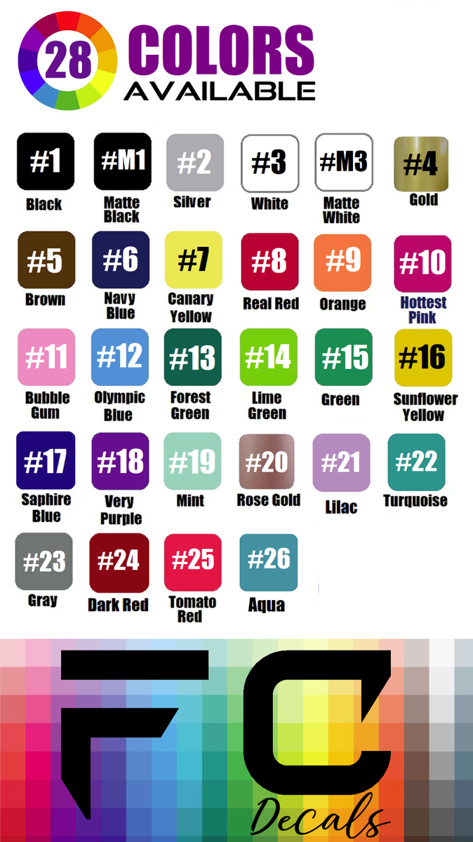 Custom Text Vinyl Lettering Sticker Decal Personalized - ANY TEXT