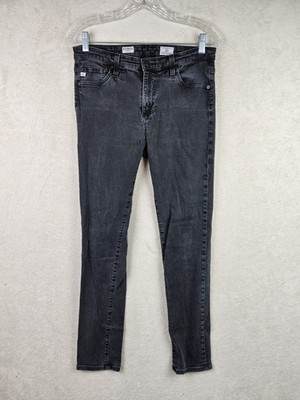 Adriano Goldschmied B-Type 02 Cigarette Black Denim Jeans Size 28x30