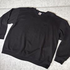 Nike Black Crewneck Sweatshirt Made in USA L ...