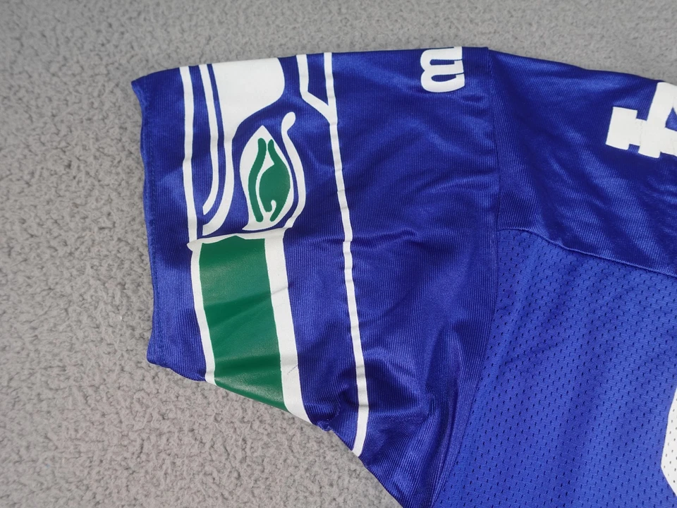 Vintage Seattle Seahawks Joey Galloway Jersey Youth XL Blue NFL Football 90s - Image 3 of 4