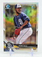 2018 Bowman Chrome PEDRO AVILA 1st Refractor /499 Padres #BCP40