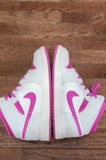 Nike Air Jordan 1 AJ1 Mid GS Fire Pink Size 7...