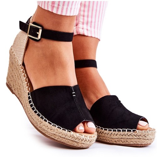 Sandali Con Zeppa Espadrillas Da Donna – Piatti, Punta Aperta, In PU E Gomma, Comodi Per Tutti I Giorni, Estate 2025