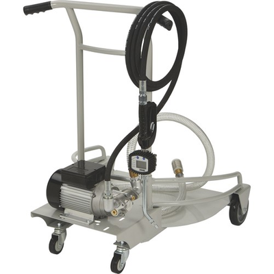 #ad Roughneck Oil Dispensing System 4.8 GPM Pump Manual Nozzle Valve Hose $579.99