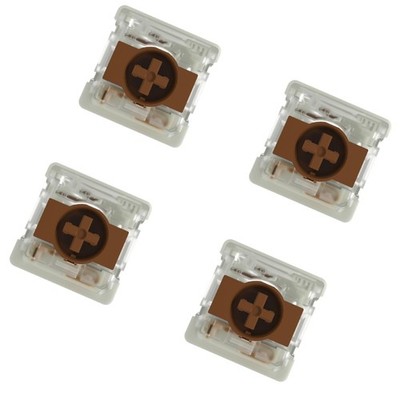 4pcs Low Profile Mechanical Keyboards Switches Quiet Linear For GK87 Keyboards