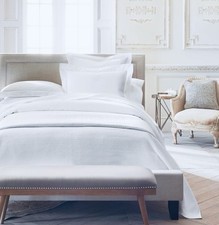 Matelasse Crisp White Cal-King Quilt Two Matching Shams WOW All Season 