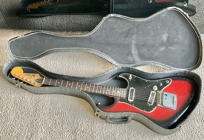 Vintage 1960-1970 s Tempo Guitar and Case from Japan