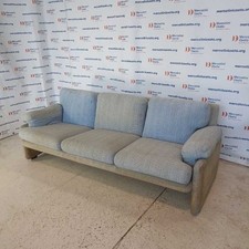 Divano Coronado Design Tobia Scarpa per BeB Tessuto Azzurro Italia Anni 70