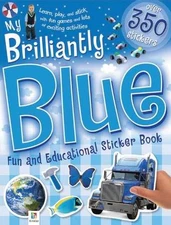 My Brilliantly Blue Sticker Book - Paperback, by Hinkler Studios - Good