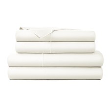 Whisper Organics 100 Organic Cotton Deep Pocket 4 Pc. Bed Sheets Set