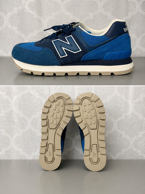 w Balance 574 Classic Blue/Navy Men s Sneakers ENCAP Cushion Casual Running Shoe