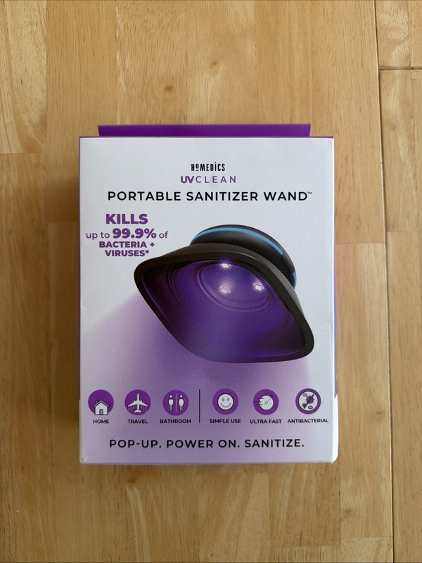 Homedics UVClean Portable Sanitizer Wand **BRAND NEW**