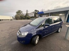 zafira 1.6 design low milage 59,000 miles petrol Manuel Blue 7 seater