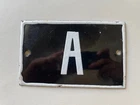 Vintage Enamel Porcelain House Number Letter A Dark Blue + 104  Door Signs