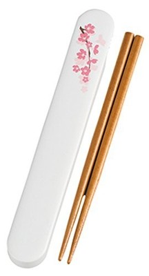 HAKOYA SAKURA 18.0 slide chopstick case set SAKURA WH 33201