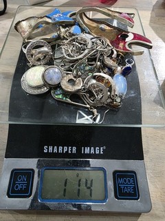 114grams 925 Sterling Silver Scrap Some Not