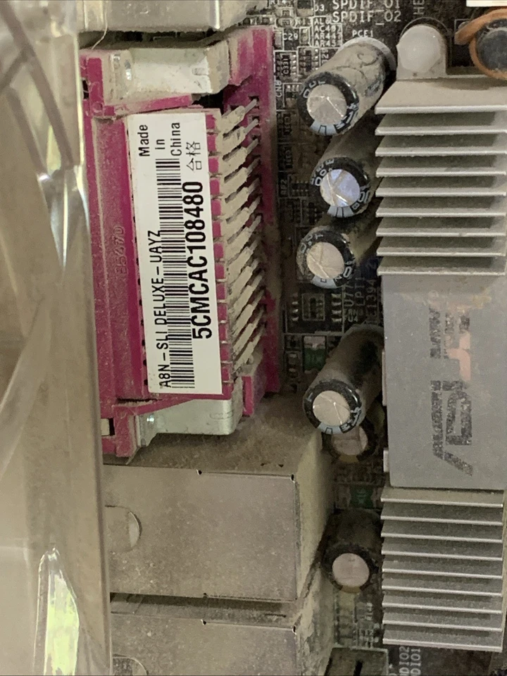 Placa madre ASUS A8N-SLI Deluxe 939 AMD Athlon 64 x2 con extras Foto 3 de 4