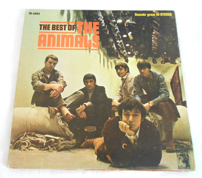The Best of THE ANIMALS LP MGM SE-4324 NEAR MINT vinyl Blue Gold Label late 60's