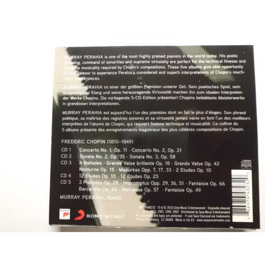 クラシック Murray Perahia Plays Chopin 5CD Perahia Plays Chopin - Amazon.com Music