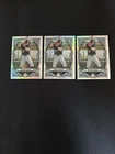 Bowman Sterling Konnor Griffin Baseball 3 Card Lot Chrome 2026 Refractor