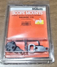 Millett Scope Mounts Savage 110 Two piece bases Gloss Black