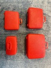 Vintage Barbie Samsonite Red Luggage 4 Piece Case Suitcases 1960's Doll — photo 1