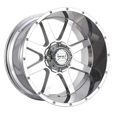 Impact Off-Road 804 Wheels 22x12 (-44, 6x139.7, 106.1) Chrome Rims Set of 4