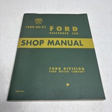 1949 1950 1951 Ford Passenger Car Service Shop Manual Original