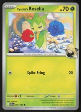 Cynthia's Roselia 007/182 Common Destined Rivals Pokemon Near Mint