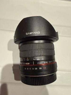 Samyang Fisheye Camera Lenses 8mm Focal for sale | eBay
