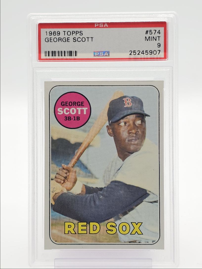 1969 Topps TOPPS Red #574 George Scott front