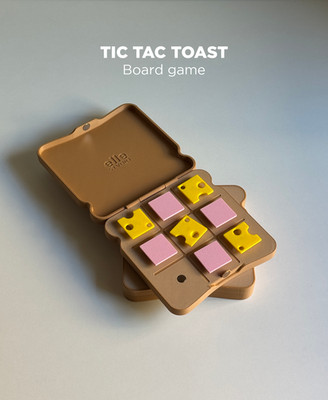 Tic Tac Toast Deko Ablage 3D-Druck 34+ Farben PLA Beige Holz