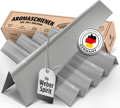 Flammtal Das Original - Aromaschienen FLAVE [5 Stück] - Für Weber Spirit 310/320