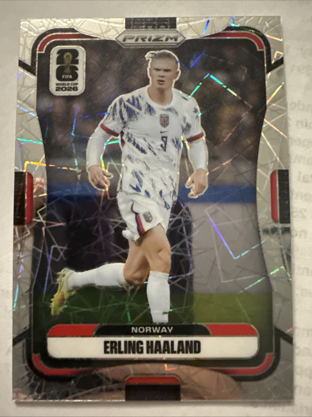Erling Haaland 2026 Prizm FIFA World Cup Lazer Variation Prizm Sp #333 Norway