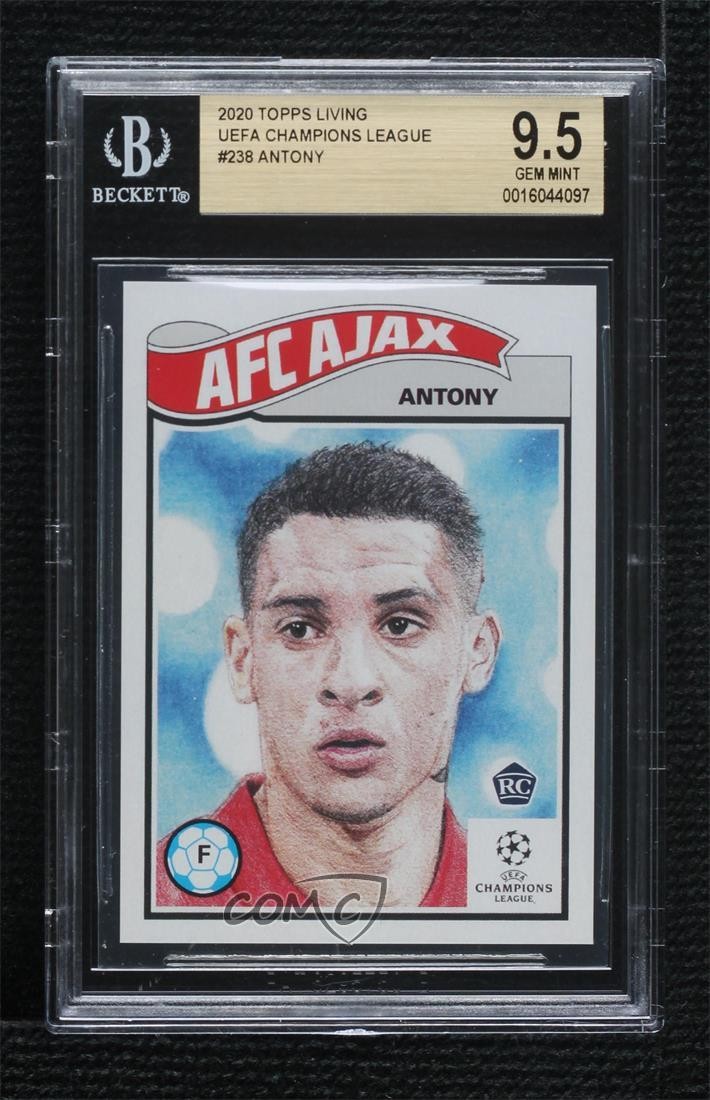 2020 Topps UCL Living Set /2729 Antony #238 BGS 9.5 GEM MINT Rookie RC 0a2